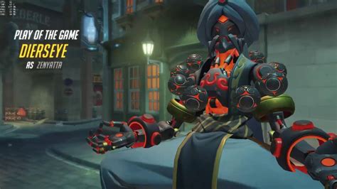 Overwatch End Of The Game And Play Of The Game As Zenyatta Youtube