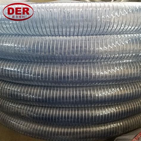 PVC Spiral Steel Wire Reinforced Hose Transparent PVC Water Suction