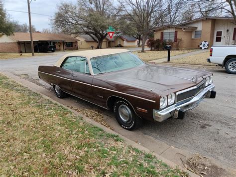 Not Mine 1973 Plymouth Fury Iii 4dr Hardtop 4000 Brownwood