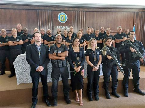 Pol Cia Penal Rj Forma Primeira Turma Sob Gest O De Secret Ria Policial