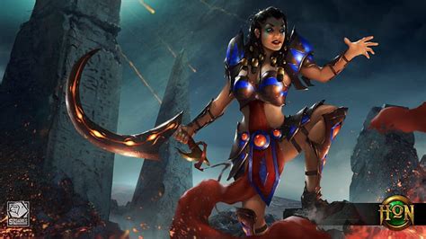 Amun Ra Arte Fantasía Héroes De Newerth Juego Mujer Niña Fondo De Pantalla Hd Smartresize