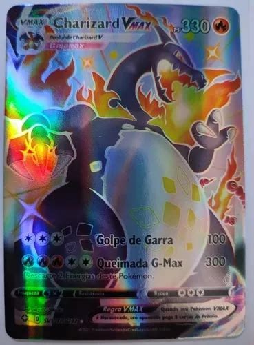 Card Pokémon Charizard Shiny Vmax Português Parcelamento sem juros