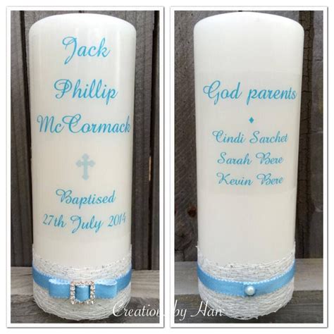 Baptism Candle Personalized Candles Baptism Candle Candles