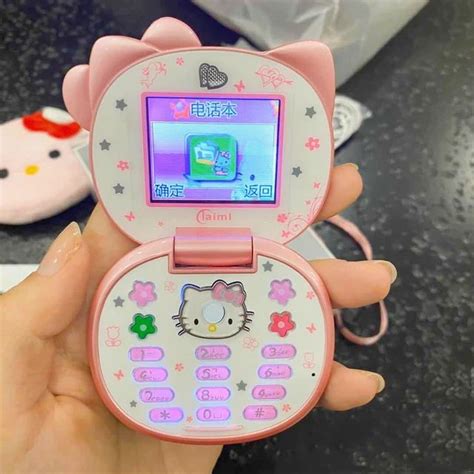 Hello Kitty Flip Phone Birthday Ts For Kids Hello Kitty Sanrio