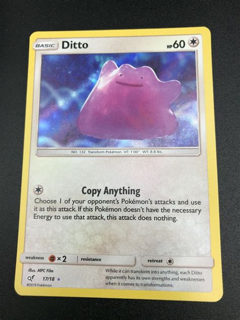 Ditto Pokemon Card