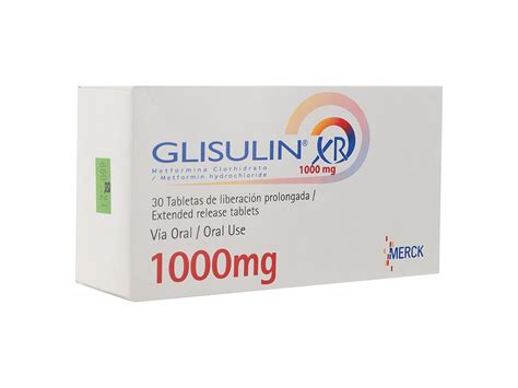 Comprar Glisulin Xr Merck 1000 Mg X 30 Tabletas Walmart Costa Rica