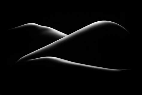 Nude Figurative Bodyscape Of A Woman No17 Black White Luster Photo