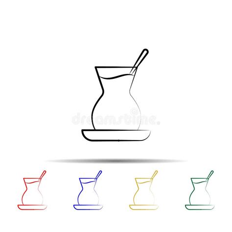 Turkish Coffee Pot Line Icon Detailed Set Of Web Icons And Signs