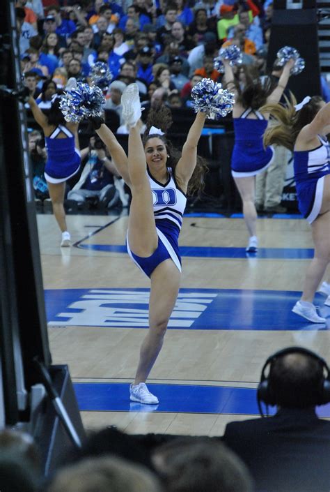 Duke Cheerleader The Duke Cheerleaders Entertain During A … Flickr