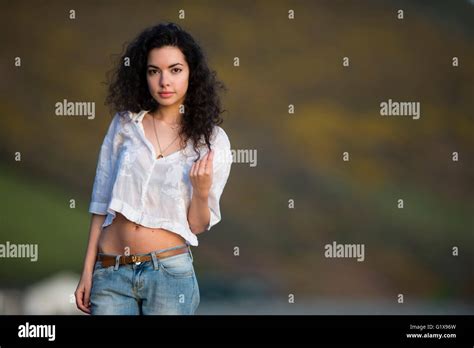 Skinny Brunette With Curly Hair Telegraph