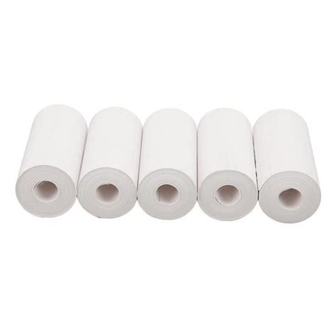 Pwshymi Papier De Mini Imprimante 20 Rouleaux De Papier D Imprimante