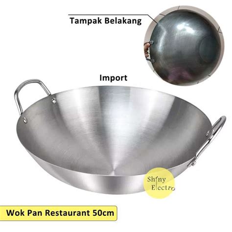 Promo Wok Wajan Kuali 50 Cm Impor Pan Seafood Chinese Restaurant