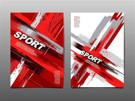 Premium Vector Sport Design Layout Template Design Sport Background