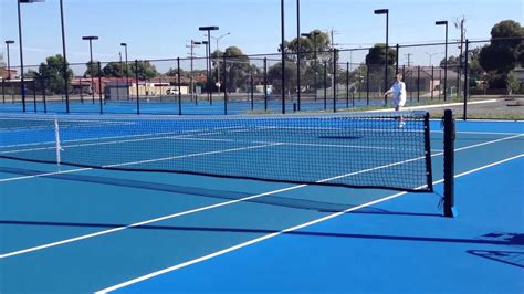 Wodonga Tennis Centre New Plexicushion Courts Open Youtube