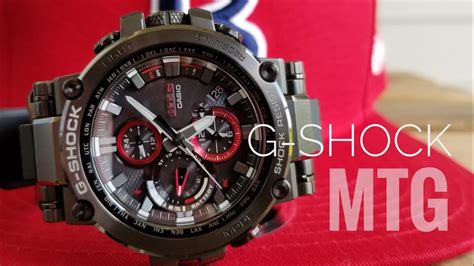 Casio G Shock MTG B1000 Unboxing And Review On Wrist YouTube