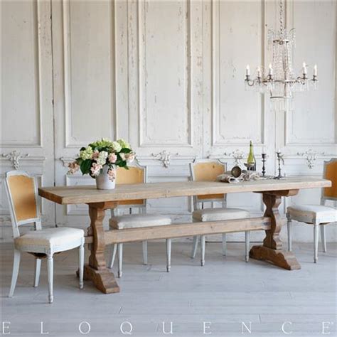 Eloquence French Country Style Antique Dining Table Kathy Kuo Home