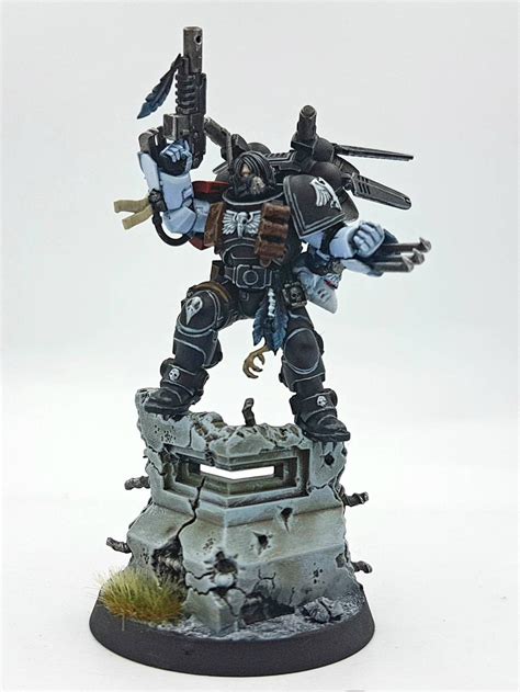 Kayvaan Shrike Primaris Raven Guard Painted Miniature For Sale Custom