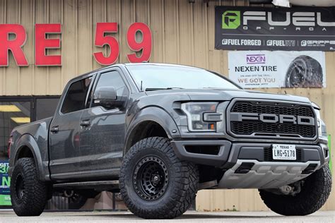 2018 Ford F 150 Raptor Grey Fuel Off Road Zephyr Beadlock D101 Wheel Front