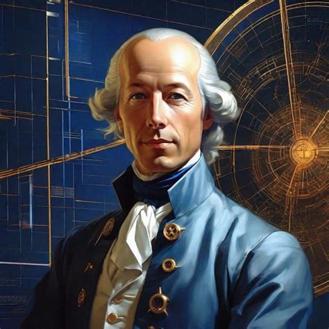 Portrait Of German Mathematician Leonhard Euler Sci