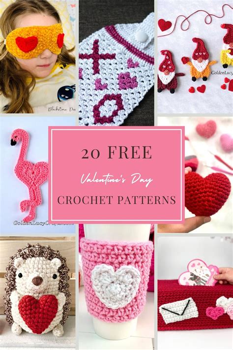 20 Valentine S Day Crochet Patterns Valentines Patterns Valentines