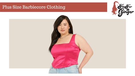 Pink Plus Size Clothing Plus Size Barbiecore Clothing