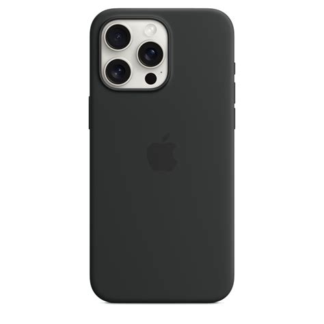 Ripley CASE SILICONA CON MAGSAFE PARA IPHONE 15 PRO MAX NEGRA