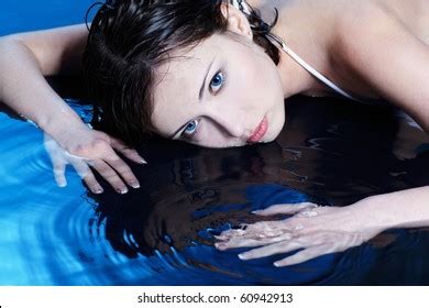 Portrait Nude Girl Posing On Black Stock Photo Shutterstock