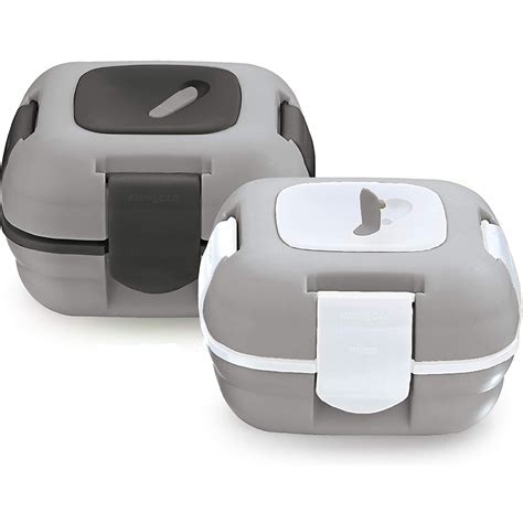 Pinnacle Thermoware Thermal Lunch Box Leak Proof Pc Insulated Hot Food Set Gray Walmart