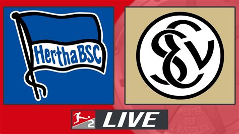 Hertha BSC SV Elversberg 15 Spieltag 2 Bundesliga LIVERADIO YouTube