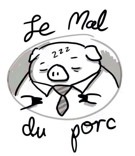 Le mal du porc el mal del puerco llamado así porque generalmente