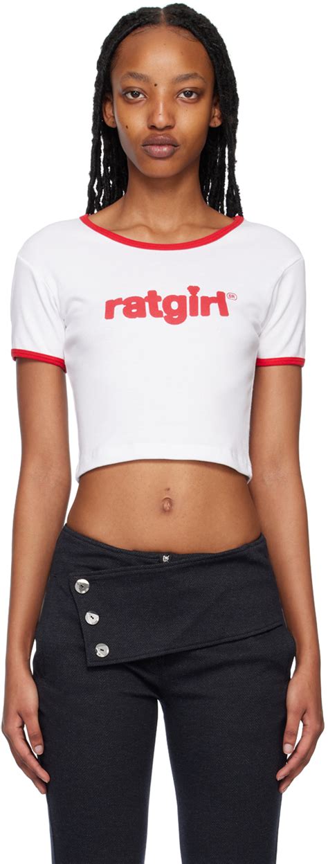 Stray Rats White Ratgirl Baby T Shirt Ssense