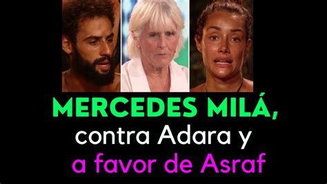 Mercedes Milá contra Adara y a favor de Asraf mercedesmilá adara