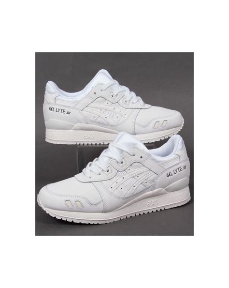 Asics Gel Lyte Iii Trainers White White 3 Shoes Sneakers Runners