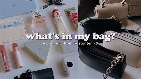 Whats In My Bag Bag Haul 👜🌷 2022 Ft Bostanten Youtube