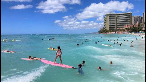 Go Walking Waikiki Beach Honolulu Hawaii YouTube