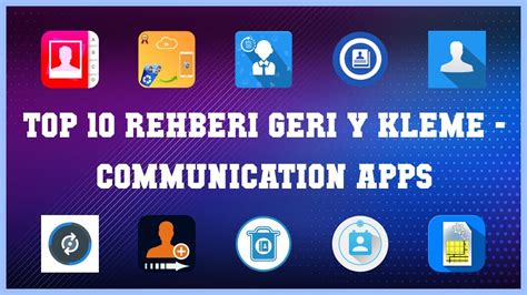 Top 10 Rehberi Geri Y Kleme Android Apps YouTube