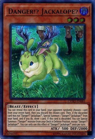 Danger Jackalope CYHO EN085 Ultra Rare Unlimited Imperium TCG