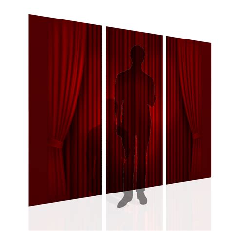 Red Curtains Multibanner Backdrop