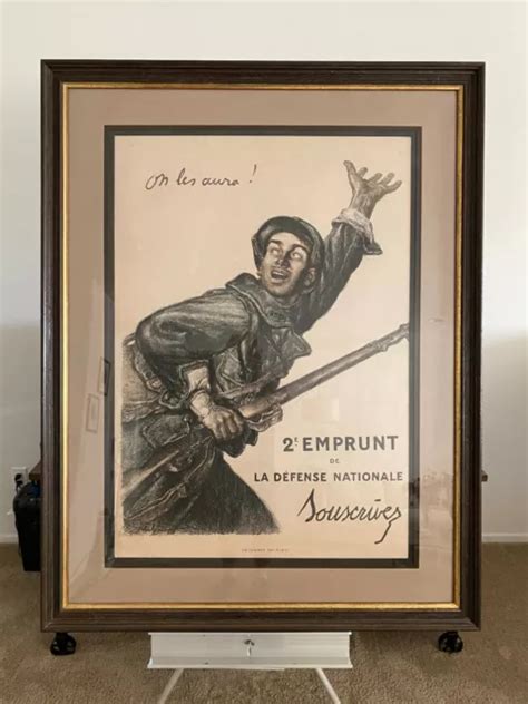 World War French Poster On Les Aura E Emprunt De La D Fense