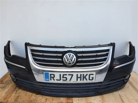 Vw Touran Lift Przedni Zderzak Prz D Halogeny Lc X