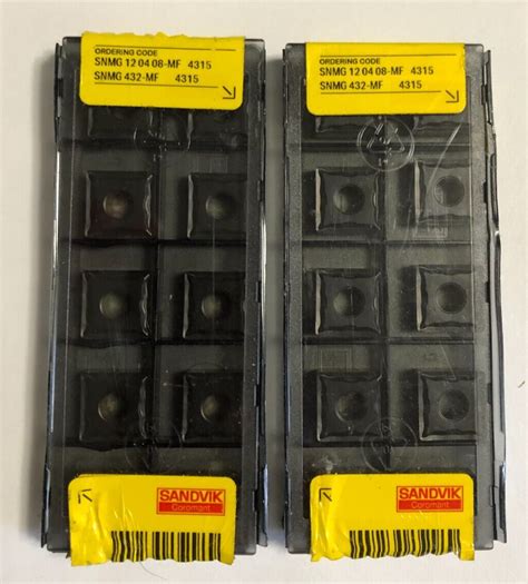 Qty 20 Pcs New Sandvik Carbide Inserts Part SNMG120408 MF SNMG432 MF