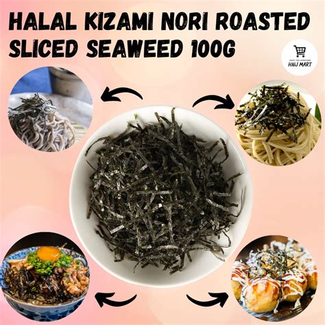 Japanese Kizami Nori Roasted Sliced Seaweed 100g Shredded Seaweed Shopee Malaysia