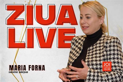 Ziua De Cluj Maria Forna Invitat La Ziua Live C T Mai Rezist