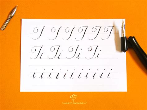 Caligraf A Copperplate C Mo Escribir La Letra I Aracelyasmine 20923