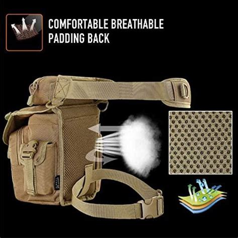 ANTARCTICA Waterproof Military Tactical Drop Leg Pouch Black FDE ACU