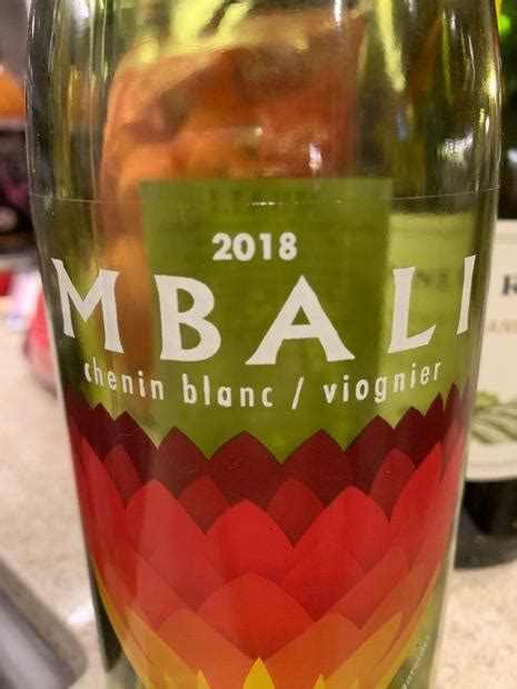 2018 Mbali Chenin Blanc Viognier South Africa Western Cape