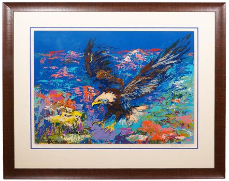 Lot Leroy Neiman Serigraph American Bald Eagle