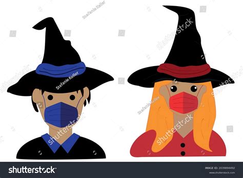 Witcher Witch Mouth Nose Protection Vector Stock Vector Royalty Free