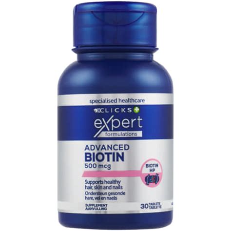 Clicks Expert Advanced Biotin 30 Tablets Clicks