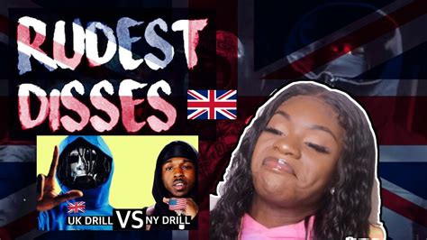 Americans React To Uk Drill Rudest Disses In Uk Drill Reaction Pt